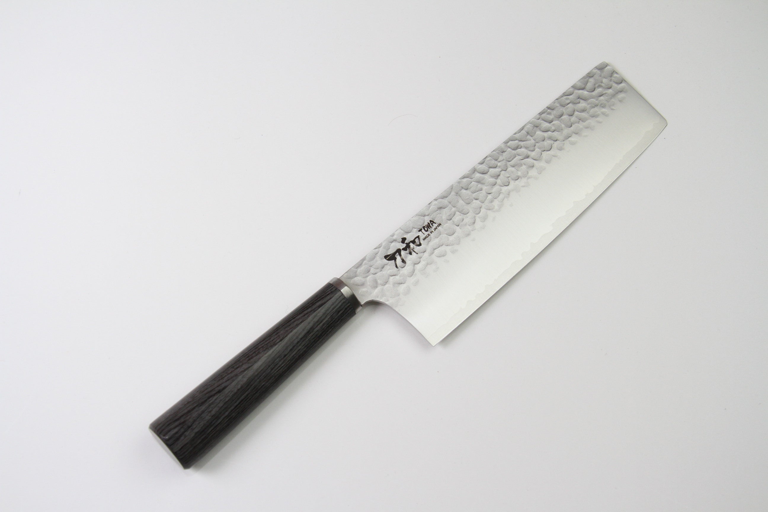 刀和 VG10 3層槌目 菜切り包丁 18cm TOWA